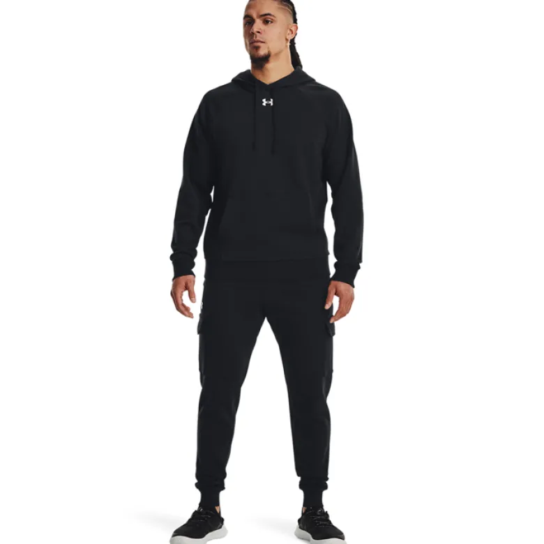 UA Rival Fleece Cargo Jogger Black