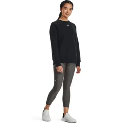 UA Rival Fleece Crew, Black