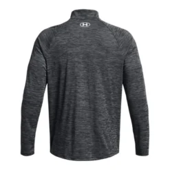 UA Tech Textured 1/2 Zip, Black