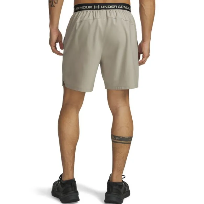 UA Vanish Wven Short 2.0 6in Timberwolf Taupe