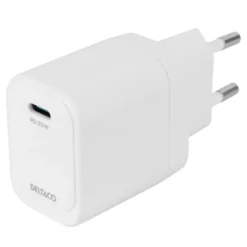USB-C-Väggladdare 1x USB-C PD 20W, Vit