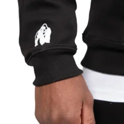 Utah Zipped Hoodie, black