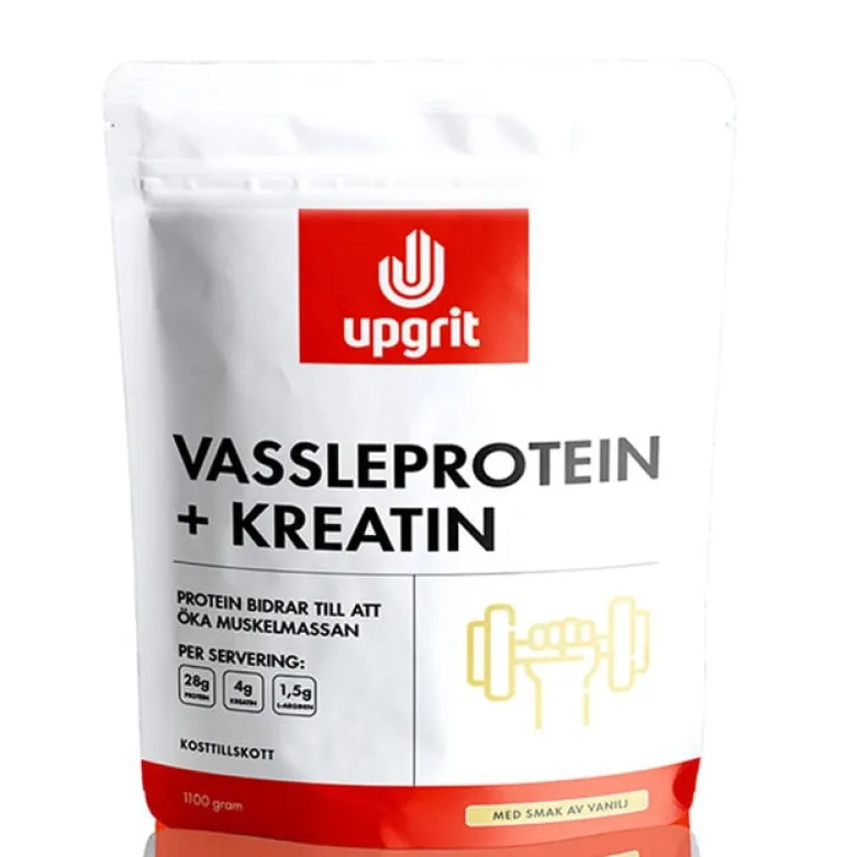 Vassleprotein + Kreatin Vanilj 1100 g