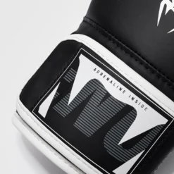Venum Adrenaline Boxing Gloves Black/Silver Grey