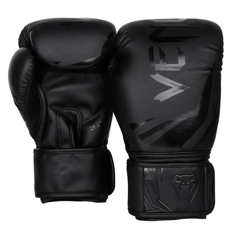 Venum Challenger 3.0 Boxing Gloves - Black/Black