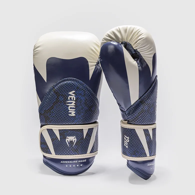 Venum Challenger 4.0 Scales Boxing Gloves Midnight Blue