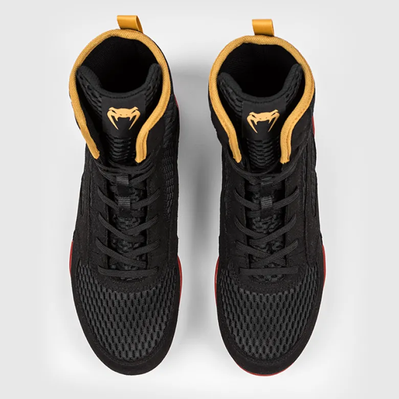 Venum Contender Boxing Shoes Black/Gold/Red