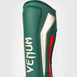 Venum Elite Shin Guards Green