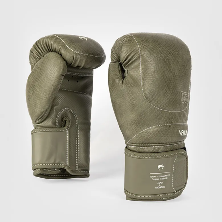 Venum Impact Evo Scales Boxing Gloves Army Green