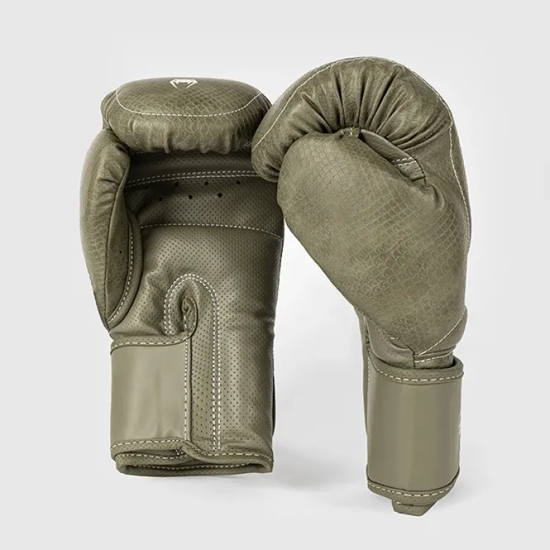 Venum Impact Evo Scales Boxing Gloves Army Green