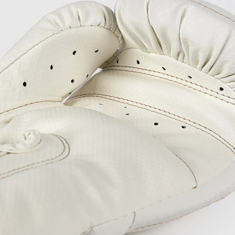 Venum Impact Evo Scales Boxing Gloves Ivory