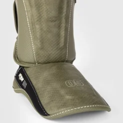 Venum Impact Evo Scales Shinguards Army Green