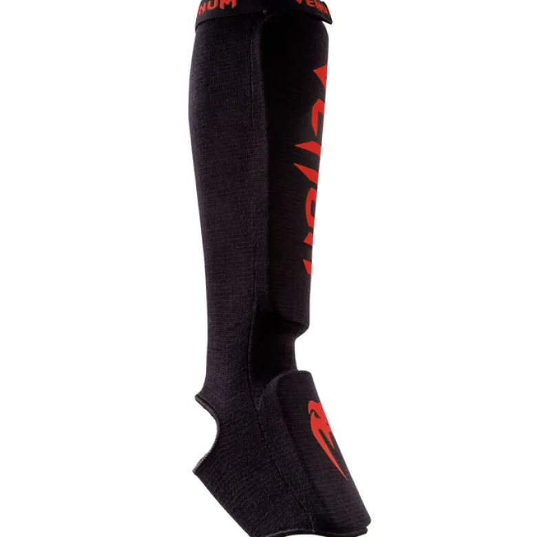 Venum Kontact Shinguards Black/Red