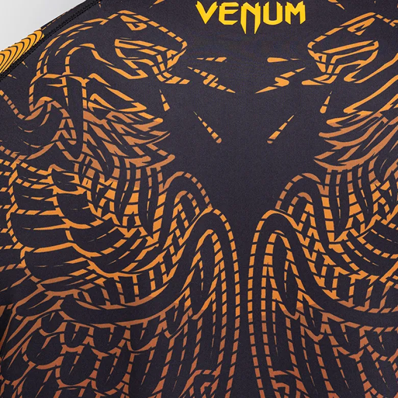 Venum Quetzal Fury Dry Tech T-shirt Black/Fury Red/Tangerine
