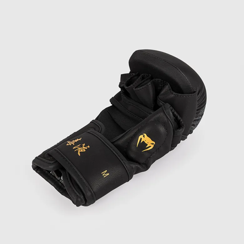 Venum Serpenti Sparring Gloves Black/Silver/Gold