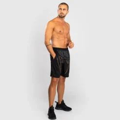Venum Serpenti Training Shorts Black/Silver/Gold
