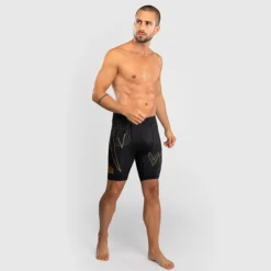 Venum Serpenti Vale Tudo Shorts Black/Silver/Gold