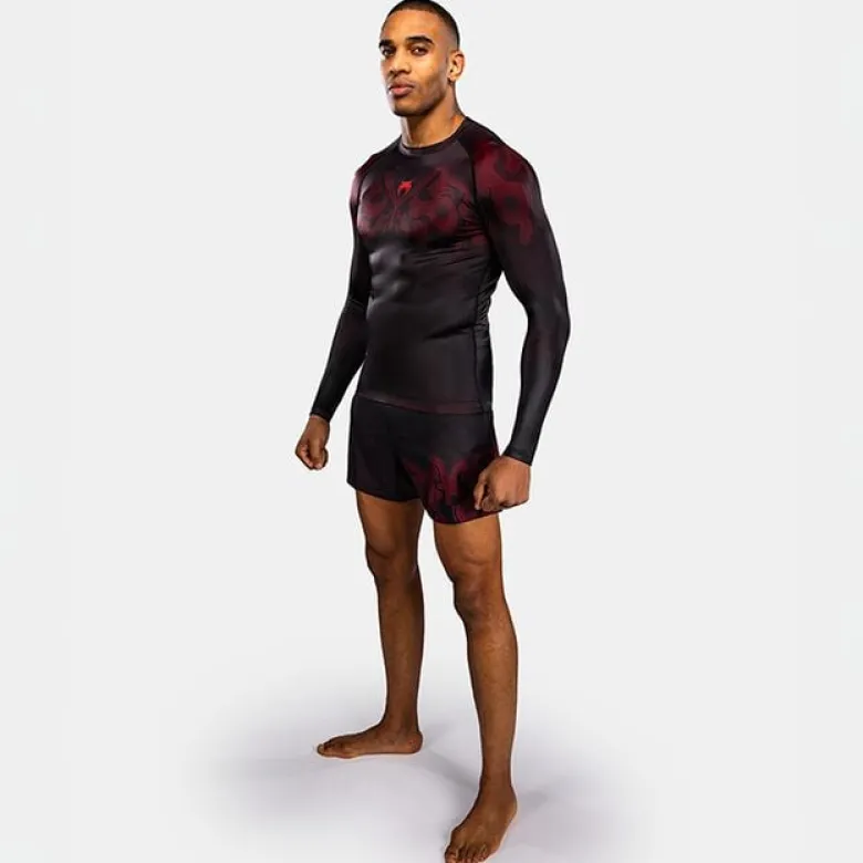 Venum Spectre Long Sleeve Rashguard Black/Red