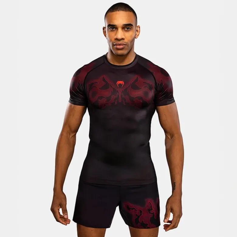 Venum Spectre Short Sleeves Rashguards Black/Red