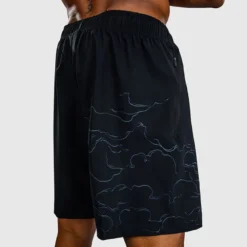 Venum Thunder Dragon Training Shorts Black/Grey/Copper