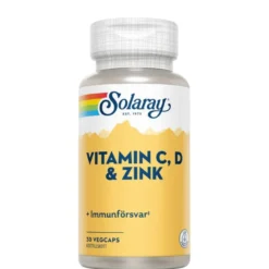 Vitamin C D Zink 30 kapslar