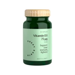 Vitamin D3 Vegan 75 ug 60 kapslar