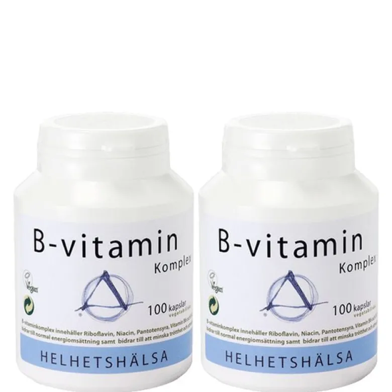 2 x B-vitamin Komplex 100 kapslar