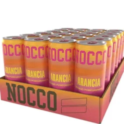 24 x NOCCO BCAA, 330 ml, Arancia