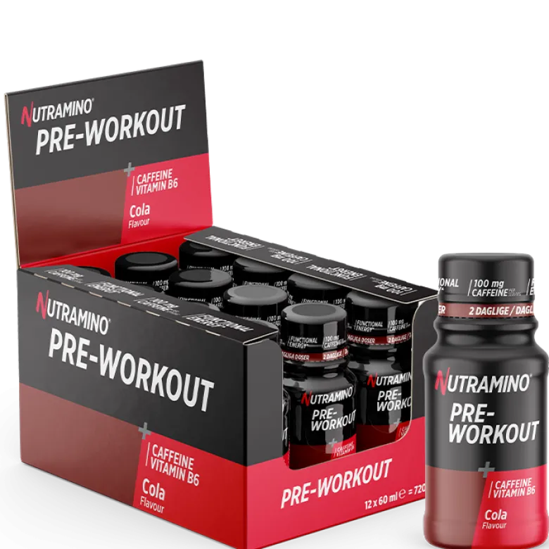 12 x Nutramino PWO Shot, 60 ml Cola