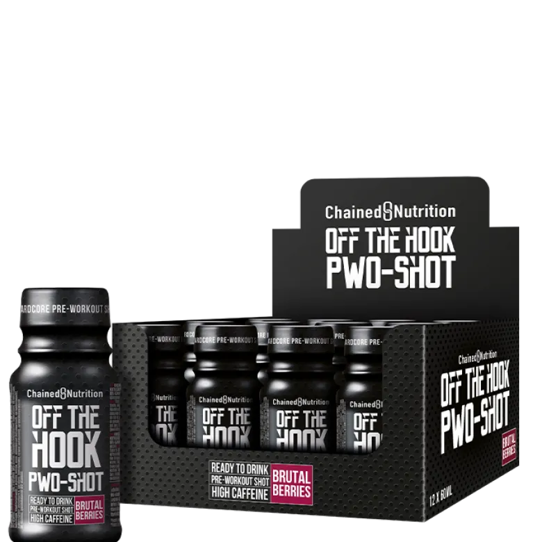 12 x Off The Hook PWO-Shot, 60 ml, Brutal Berries