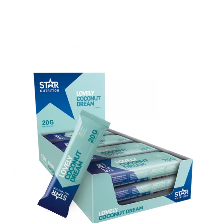 12 x Star Nutrition Protein Bar 55 g Salted Caramel