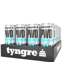 24 x Tyngre PWO 250 ml, Blue Raspberry