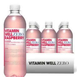 12 x Vitamin Well Zero, 500 ml, Raspberry