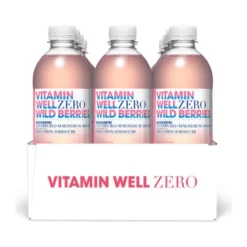 12 x Vitamin Well Zero, 500 ml, Wild Berries