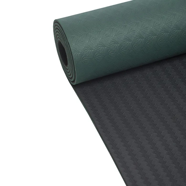 Yogamatta Position 4 mm Grön Svart